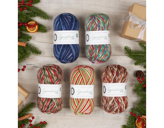 Robin 4Ply Christmas Sock Yarn - Image 4
